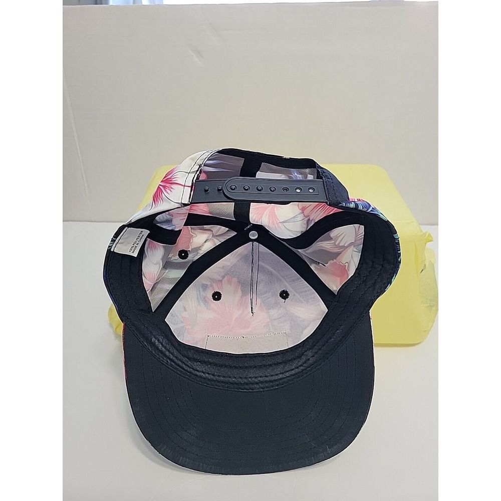 Truly Hard Seltzer Adjustable Snapback Floral Print Baseball Trucker Hat Cap - Picture 4 of 4